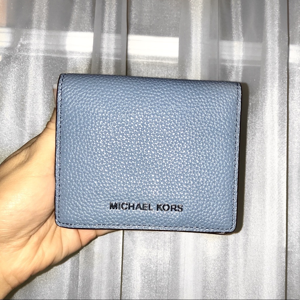 Blue Michael Kors Wallet